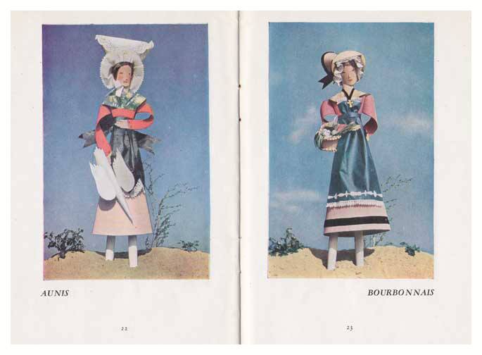 Spread from French Provincial Costume book