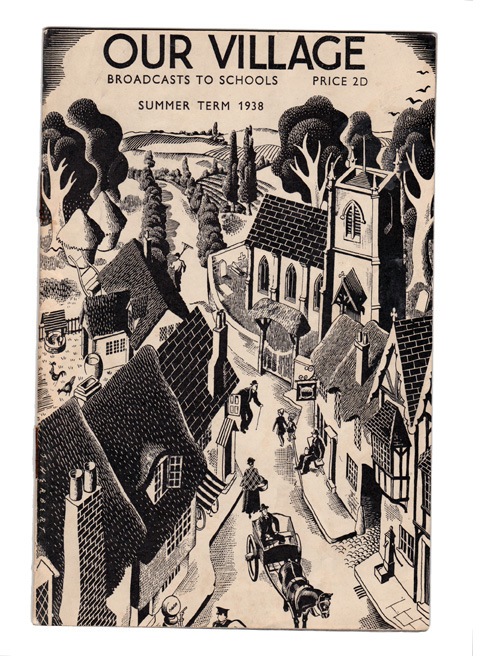 Cover of Our Village BBC Broadcasts for Schools booklet 1938