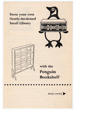 penguin books bookshelf advertisment