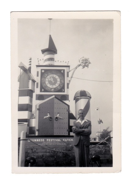 Lewitt-Him Guinness clock designed for Festival of Britain 1951
