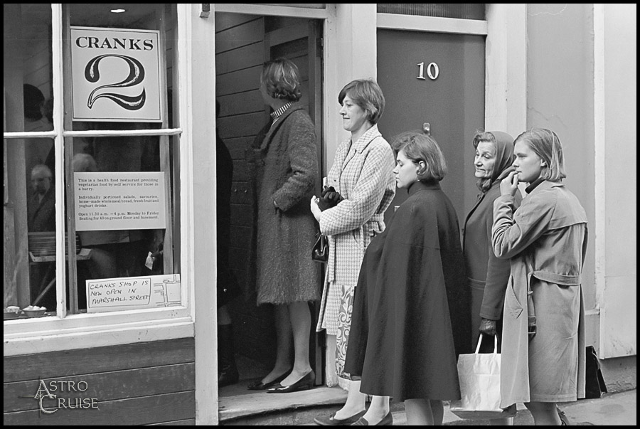 Cranks Two restaurant Carnaby Street 1960s