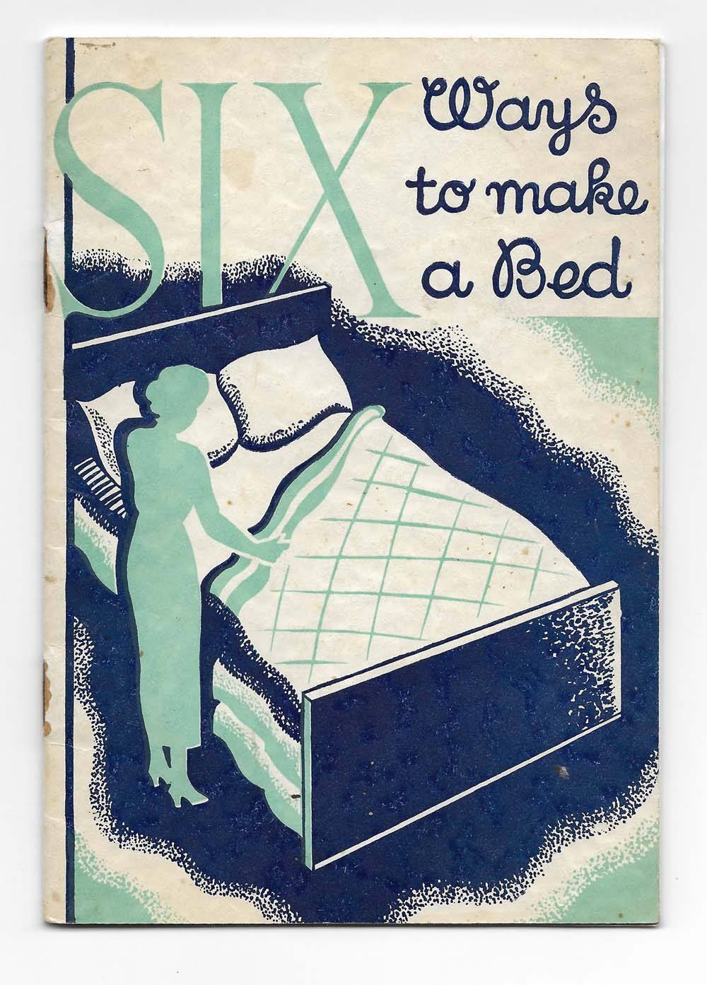 Moderna blanket booklet cover 1930s